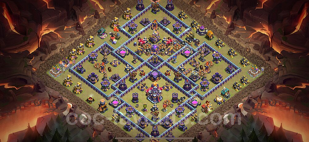 Die Anti 3 Sterne Clan War Base RH15 + Link 2025 - COC Rathaus Level 15 Kriegsbase (CK / CW) - #120