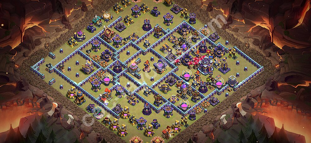 Die Anti 3 Sterne Clan War Base RH15 + Link 2026 - COC Rathaus Level 15 Kriegsbase (CK / CW) - #143
