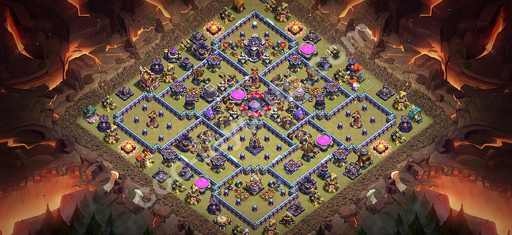 Municipio livello 15 Base di Guerra + Link - Miglior Disposizione Villaggio COC 2026 TH15 - #154