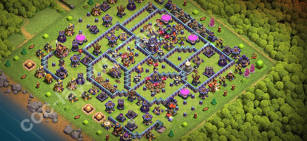Municipio livello 15 Base di Guerra + Link, Anti tutto - Anti 3 Stelle Disposizione Villaggio COC 2026 TH15 - #155