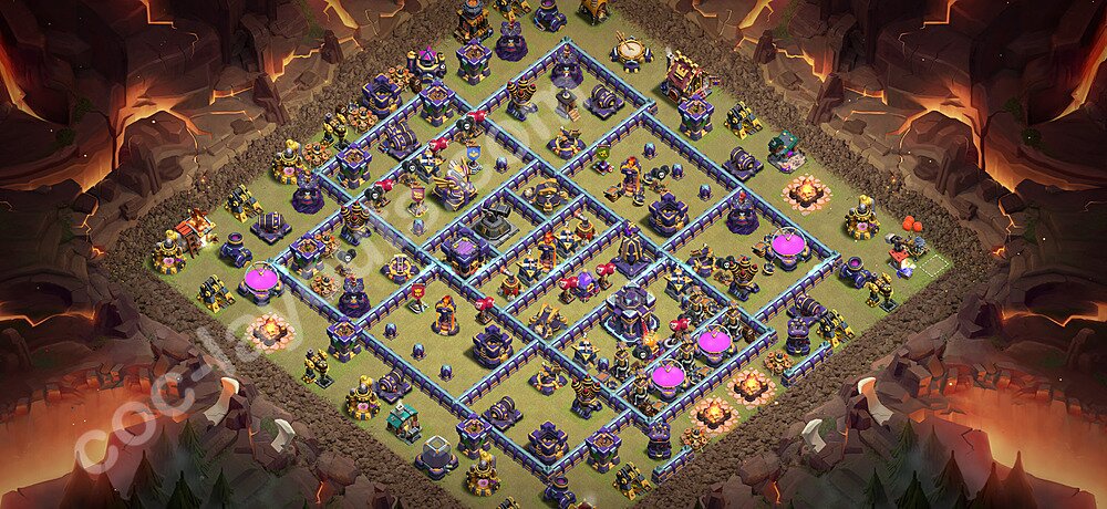 Municipio livello 15 Base di Guerra + Link, Anti tutto - Anti 3 Stelle Disposizione Villaggio COC 2026 TH15 - #156