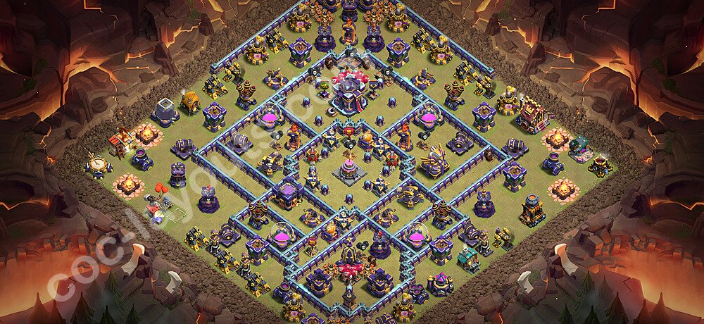 Top Anti 2 Etoiles Base de Guerre HDV 15 + Lien (Link) 2026 gdc - Hôtel de Ville 15 Base Copier - #158