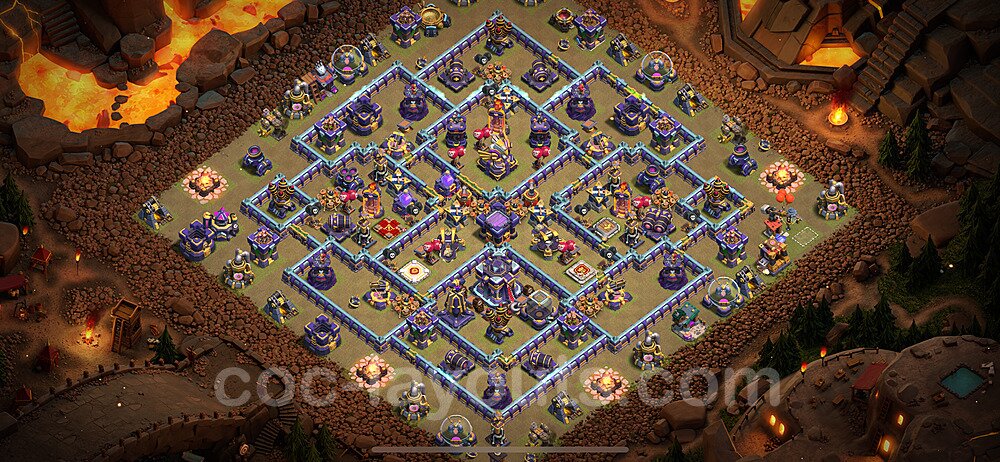 TH15 Anti 3 Stars CWL War Base Plan with Link, Anti Everything, Copy Town Hall 15 Design 2023, #38