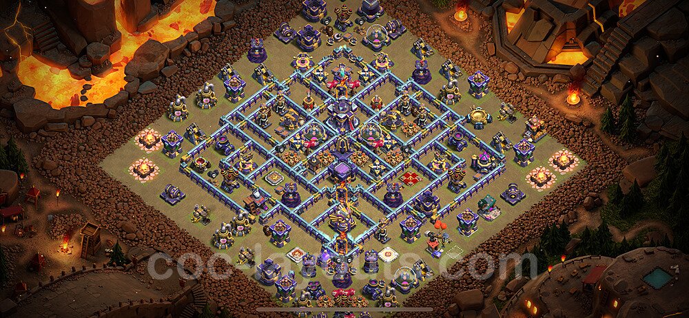TH15 War Base Plan with Link, Copy Town Hall 15 CWL Design 2023, #66