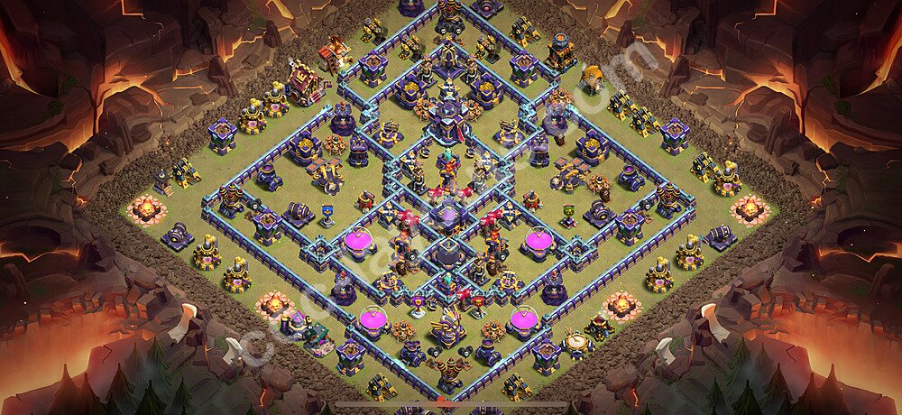 TH15 War Base Plan with Link, Legend League, Hybrid, Copy Town Hall 15 CWL Design 2026, #94