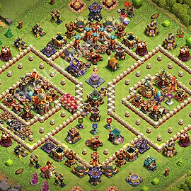 TH16 Anti 3 Stars Base Plan with Link, Anti Everything, Copy Town Hall 16 Base Design 2026, #18