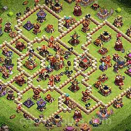 Anti Everything TH16 Base Plan with Link, Copy Town Hall 16 Design 2025, #39