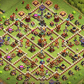 TH16 Trophy Base Plan with Link, Legend League, Copy Town Hall 16 Base Design 2026, #67