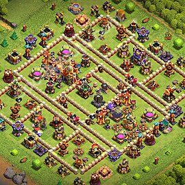 Full Upgrade TH16 Base Plan with Link, Hybrid, Copy Town Hall 16 Max Levels Design 2026, #74