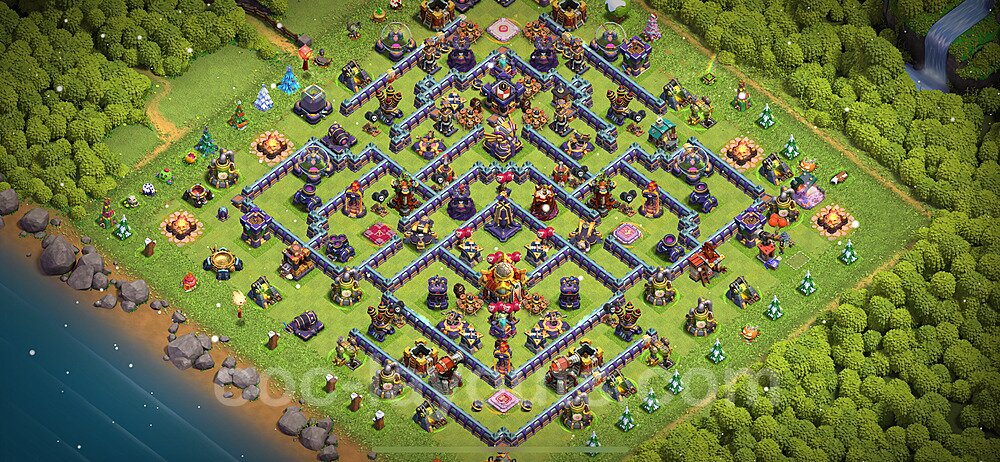 TH16 Anti 2 Stars Base Plan with Link, Legend League, Copy Town Hall 16 Base Design 2024, #1