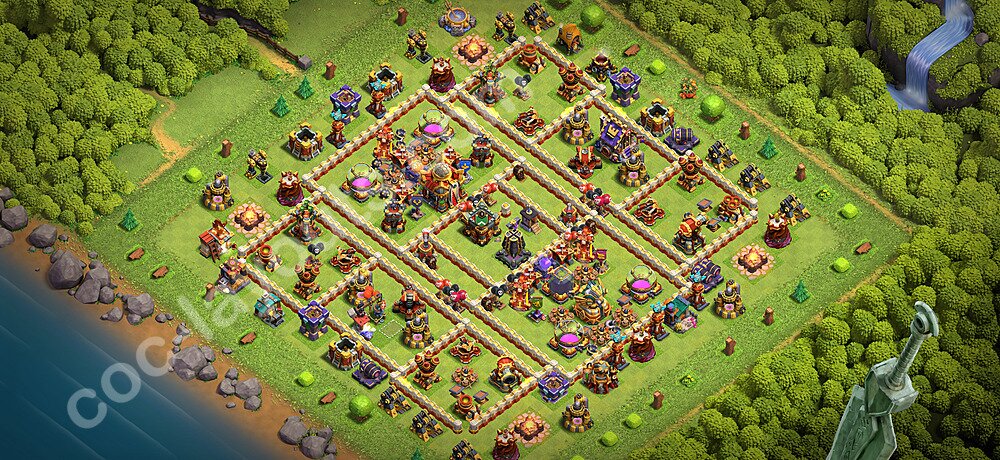 Full Upgrade TH16 Base Plan with Link, Hybrid, Copy Town Hall 16 Max Levels Design 2026, #74