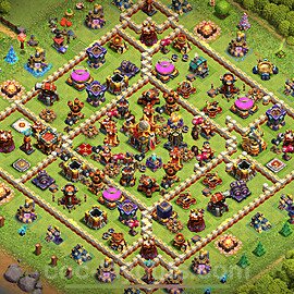 Gute Base für Farm RH16 + Link, Hybrid 2024 - COC Rathaus 16 - #1