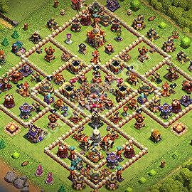 Base plan TH16 (design / layout) with Link, Hybrid for Farming 2026, #12