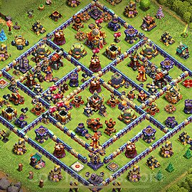 Gute Base für Farm RH16 + Link, Anti 3 Sterne 2024 - COC Rathaus 16 - #17