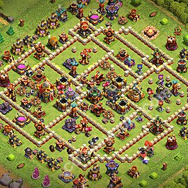 Diseño de aldea para farming Ayuntamiento 16 Copiar, Anti 3 Estrellas, Anti Todo - COC TH16 Perfecta Distribucion 2026 + Enlace - #20