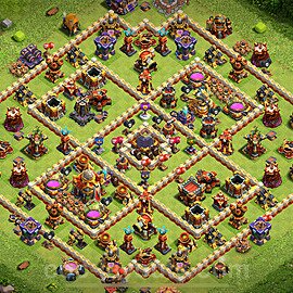 Gute Base für Farm RH16 + Link 2025 - COC Rathaus 16 - #24