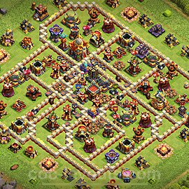Gute Base für Farm RH16 + Link, Anti 3 Sterne 2025 - COC Rathaus 16 - #27