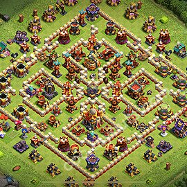 Gute Base für Farm RH16 + Link, Anti 3 Sterne, Hybrid 2025 - COC Rathaus 16 - #31