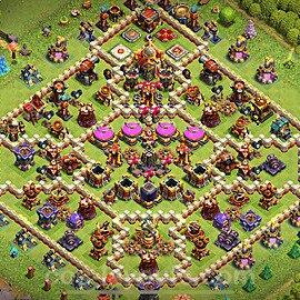 Gute Base für Farm RH16 + Link 2024 - COC Rathaus 16 - #5