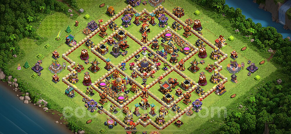 Gute Base für Farm RH16 + Link 2025 - COC Rathaus 16 - #24