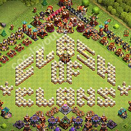 TH16 Funny Troll Base Plan with Link, Copy Town Hall 16 Art Design 2026, #7