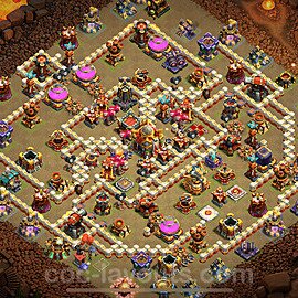 Municipio livello 16 Base di Guerra + Link, Anti tutto - Miglior Disposizione Villaggio COC 2024 TH16 - #10