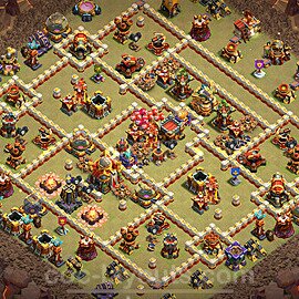 Die Clan War Base RH16 + Link, Anti Alles 2025 - COC Rathaus Level 16 Kriegsbase (CK / CW) - #108