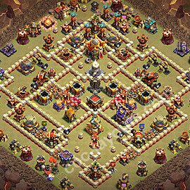 Die Clan War Base RH16 + Link, Anti Alles 2026 - COC Rathaus Level 16 Kriegsbase (CK / CW) - #113