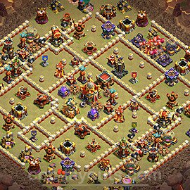 Военная База ТХ 16 2025 Анти 3 Звезды для Лиги Войны Кланов (КВ / ЛВК) Скопировать, Анти Все, #117