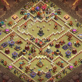 Top Anti 3 Etoiles Base de Guerre HDV 16 + Lien (Link), Anti tout 2026 gdc - Hôtel de Ville 16 Base Copier - #140