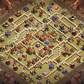 TH16 War Base Plan with Link, Anti Air / Electro Dragon, Copy Town Hall 16 CWL Design 2026, #3