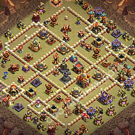 Die Clan War Base RH16 + Link, Anti Alles 2026 - COC Rathaus Level 16 Kriegsbase (CK / CW) - #53
