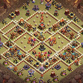 Die Clan War Base RH16 + Link, Anti Alles 2026 - COC Rathaus Level 16 Kriegsbase (CK / CW) - #62