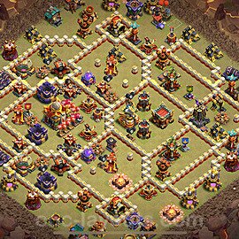 Die Clan War Base RH16 + Link, Anti Alles 2025 - COC Rathaus Level 16 Kriegsbase (CK / CW) - #65