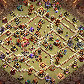 Die Clan War Base RH16 + Link, Anti Alles 2026 - COC Rathaus Level 16 Kriegsbase (CK / CW) - #65