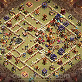 Top Base de Guerre HDV 16 + Lien (Link), Anti tout 2025 gdc - Hôtel de Ville 16 Base Copier - #72