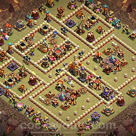 Top Base de Guerre HDV 16 + Lien (Link), Anti tout 2025 gdc - Hôtel de Ville 16 Base Copier - #92