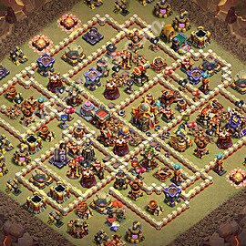 Die Anti 2 Sterne Clan War Base RH16 + Link 2026 - COC Rathaus Level 16 Kriegsbase (CK / CW) - #99