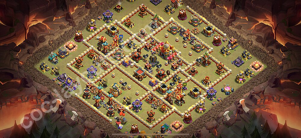 Top Base de Guerre HDV 16 + Lien (Link), Anti tout 2025 gdc - Hôtel de Ville 16 Base Copier - #119