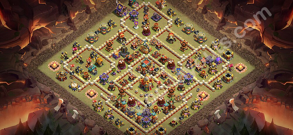 Diseño de aldea para Guerra Ayuntamiento 16 Copiar - COC TH16 Perfecta Distribucion 2026 + Enlace - #126