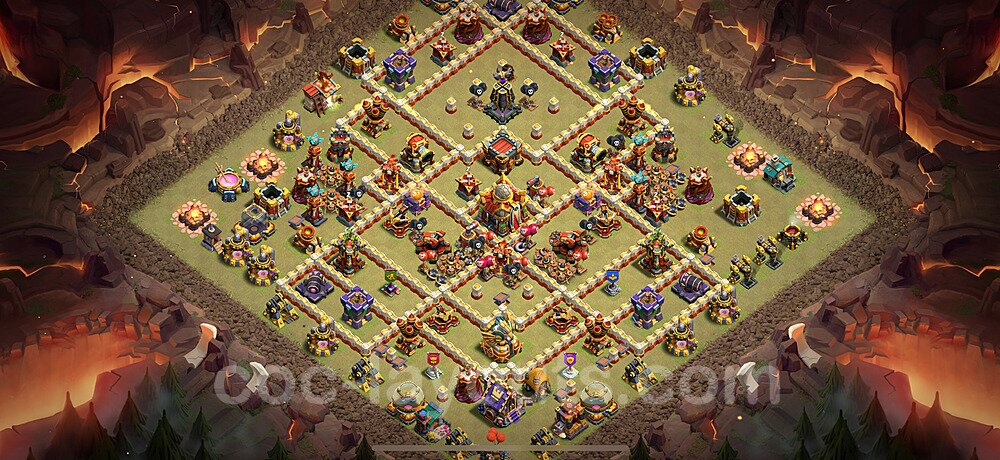 Municipio livello 16 Base di Guerra + Link, Anti tutto - Miglior Disposizione Villaggio COC 2025 TH16 - #97