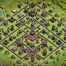 Anti Everything TH17 Base Plan with Link, Copy Town Hall 17 Design 2025, #27