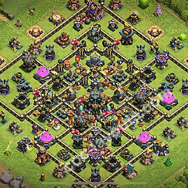 Ustawienie bazy do obrony TH17 z linkiem, Legenda Ligi - Ratusz poziom 17 - COC 2025 - #3