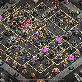 Municipio livello 17 Anti Tutto + Link, Ibrido - Miglior Disposizione Villaggio per Difesa COC 2025 TH17 - #54