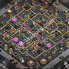 TH17 Anti 3 Stars Base Plan with Link, Copy Town Hall 17 Base Design 2025, #65