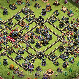 Ustawienie bazy do obrony TH17 z linkiem - Ratusz poziom 17 - COC 2025 - #66