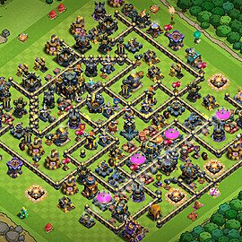 Die Anti Alles Base RH17 + Link 2026 - COC Rathaus 17 Kopieren Base - #70