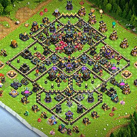 Municipio livello 17 Base + Link, Legend League - Miglior Disposizione Villaggio per Difesa COC 2026 TH17 - #76