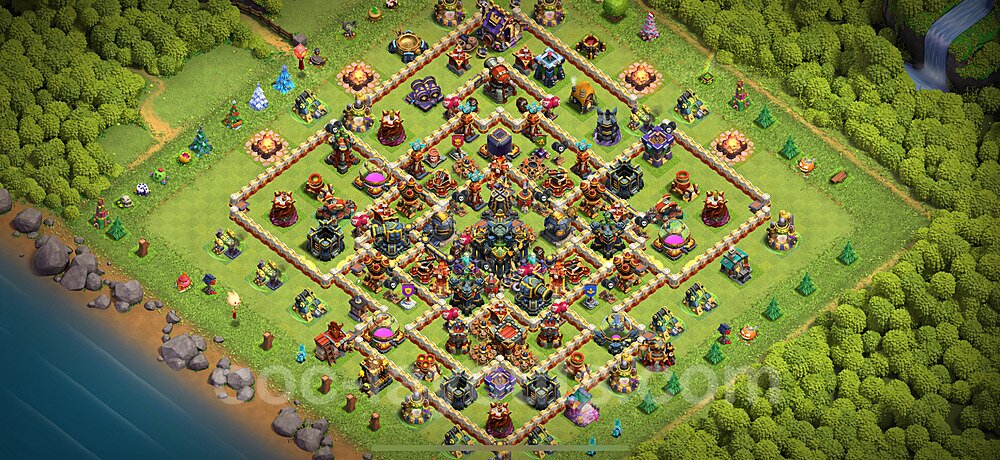 TH17 Anti 2 Stars Base Plan with Link, Legend League, Copy Town Hall 17 Base Design 2024, #3