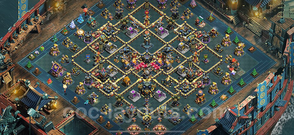 Municipio livello 17 Base + Link - Miglior Disposizione Villaggio per Difesa COC 2025 TH17 - #60